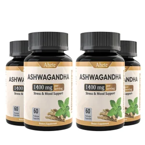 1400mg Ashwagandha Root Extract Capsules for Men & Women